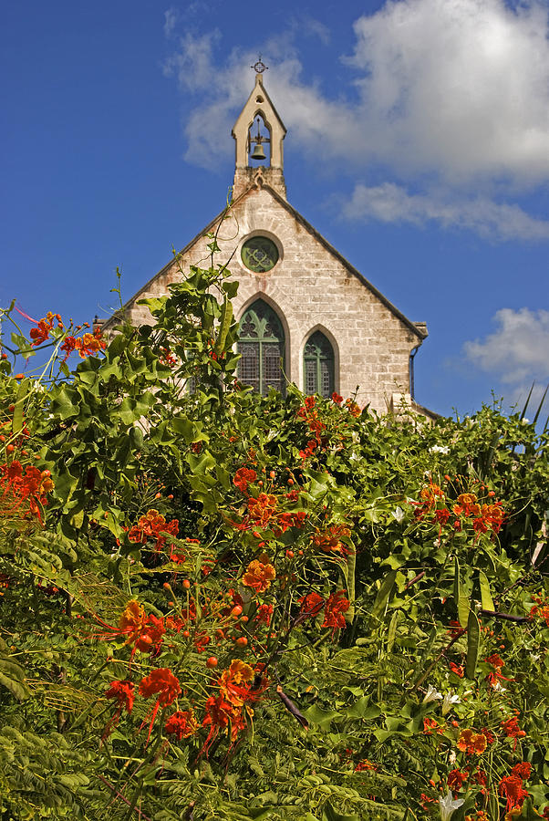 Barbados cathedral Photograph by Dennis Cox