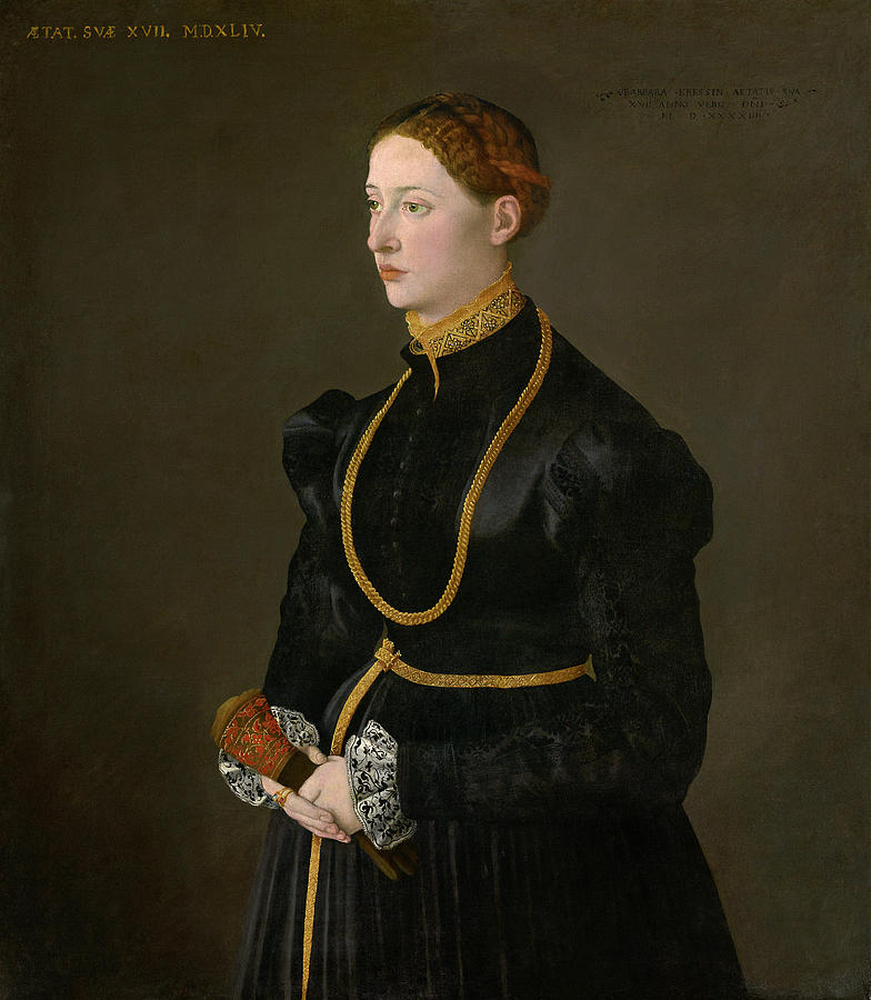 Barbara Kressin, 1544 Painting by Granger