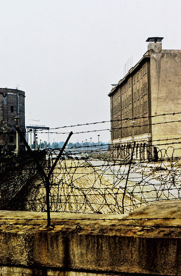 Barbed Wire and the Wall 2 Photograph by Cathy Anderson