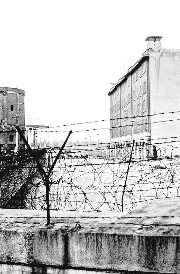 Barbed Wire and the Wall Photograph by Cathy Anderson
