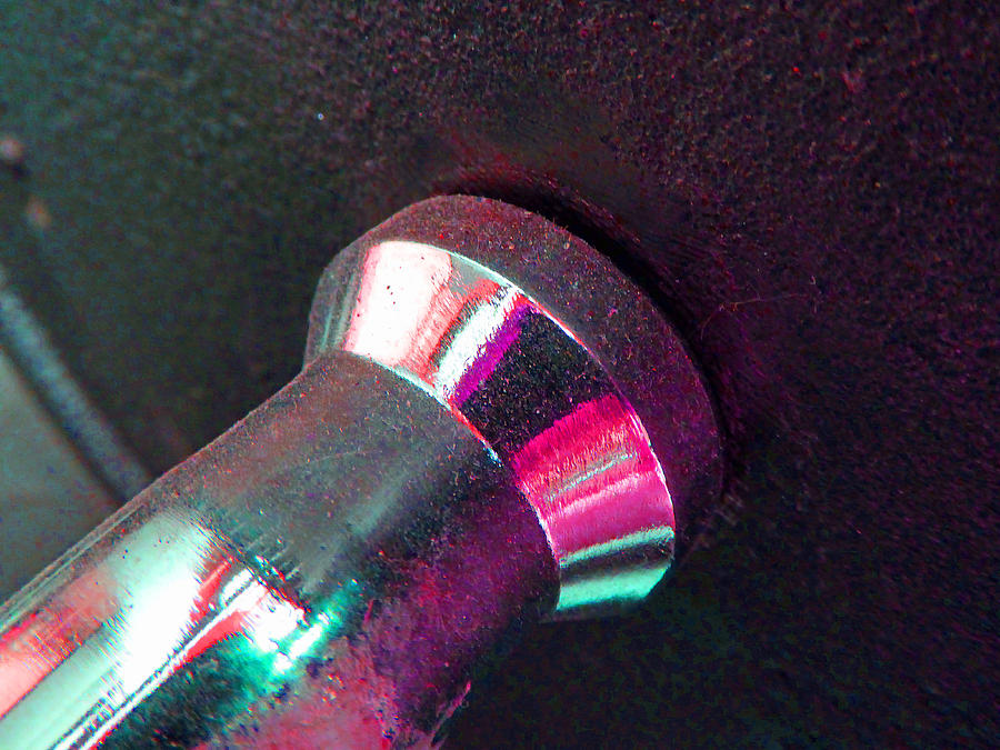 Barbell Connect Pink Photograph by Laurie Tsemak