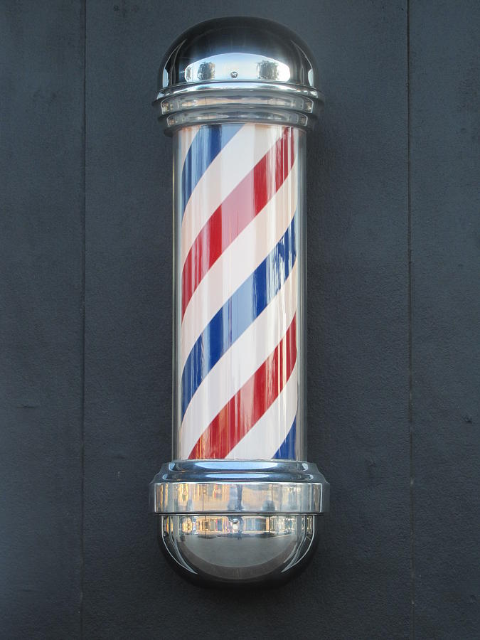 Professions Photograph - Barbers Pole by Shawn Hughes