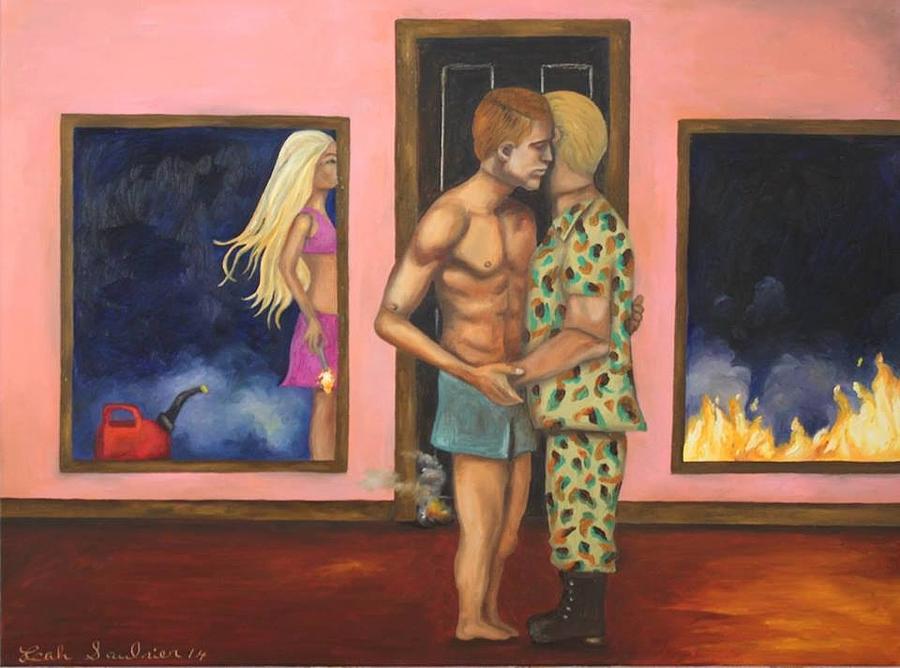 Barbies Revenge Painting by Leah Saulnier The Painting Maniac