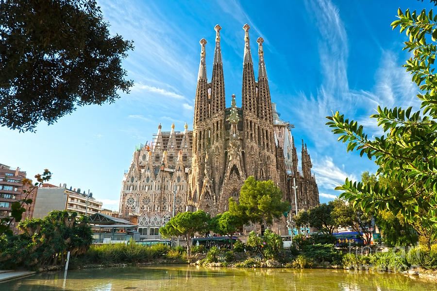 Barcelona - La Sagrada Familia Photograph by Luciano Mortula