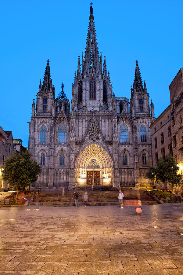 Barcelona Cathedral in the Evening Photograph by Artur Bogacki | Fine