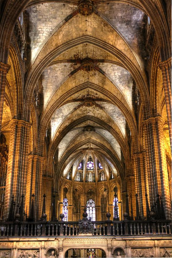 Barcelona Photograph - Barcelona Cathedral by Jane Linders