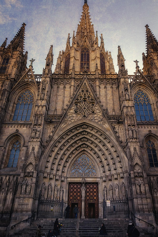 Barcelona Photograph - Barcelona Cathedral by Joan Carroll