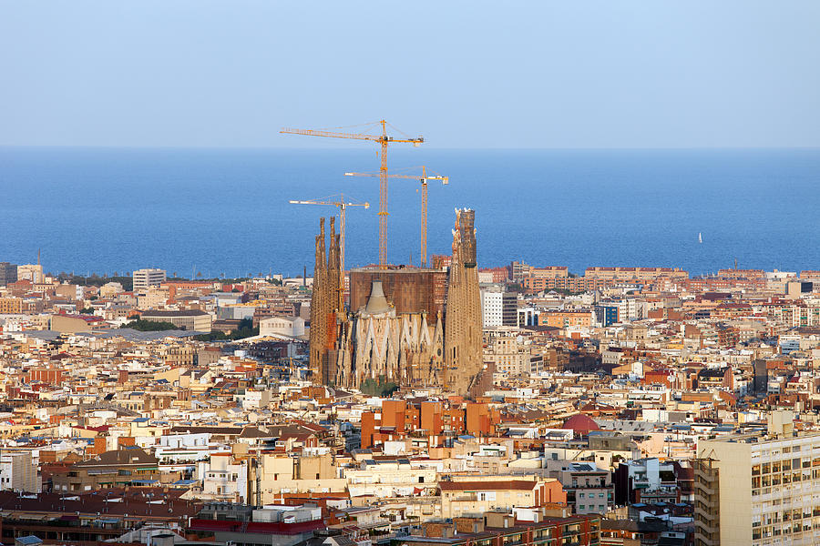 Barcelona Cityscape Photograph by Artur Bogacki