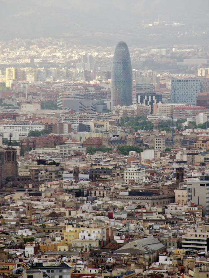 Barcelona Cityscape Photograph by Mehmed Zelkovic