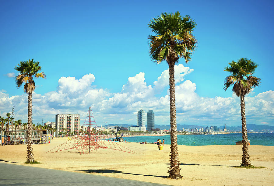 Barcelona Coastline Photograph by Nikada