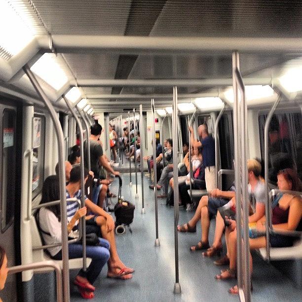 Travel Photograph - Barcelona Metro (3) #travel by David Lynch