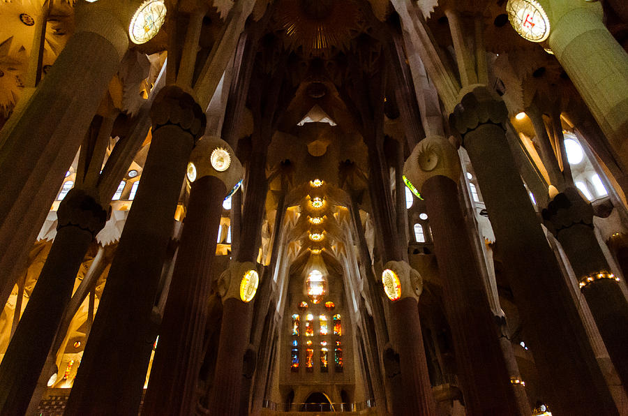 Barcelona - Sagrada Familia Photograph by AM FineArtPrints