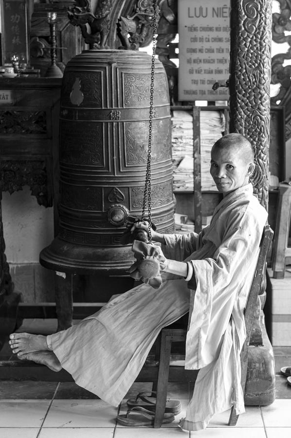 Barefoot Buddhist Monk Photograph by Tina Manley