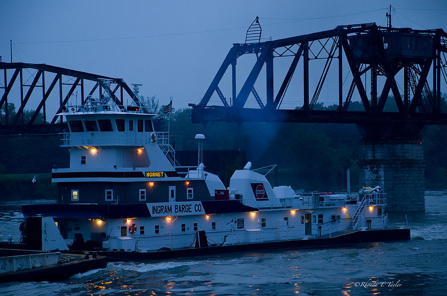 Barge on the Cumberland Photograph by Rhonda Taylor | Fine Art America