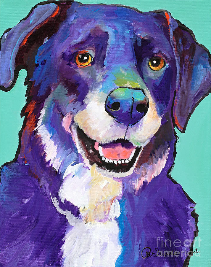 Barkley Painting by Pat Saunders-White