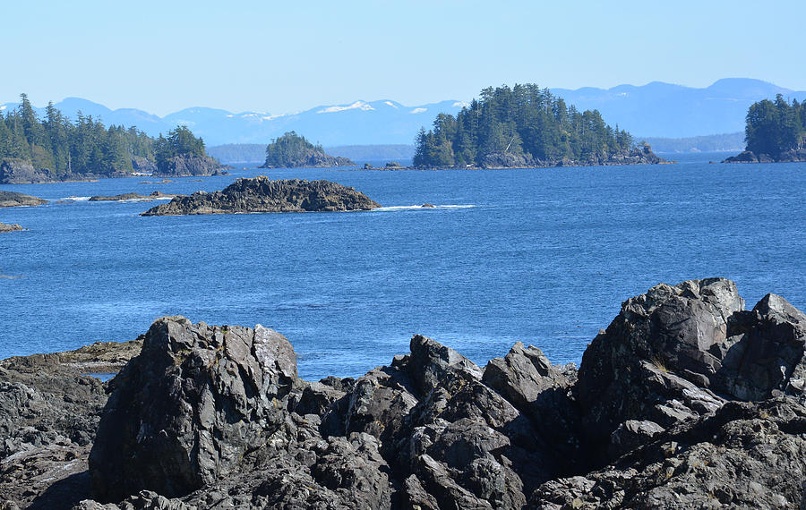 Ocean Photograph - Barkley Sound and the Broken Island Group Ucluelet BC by Lawrence Christopher