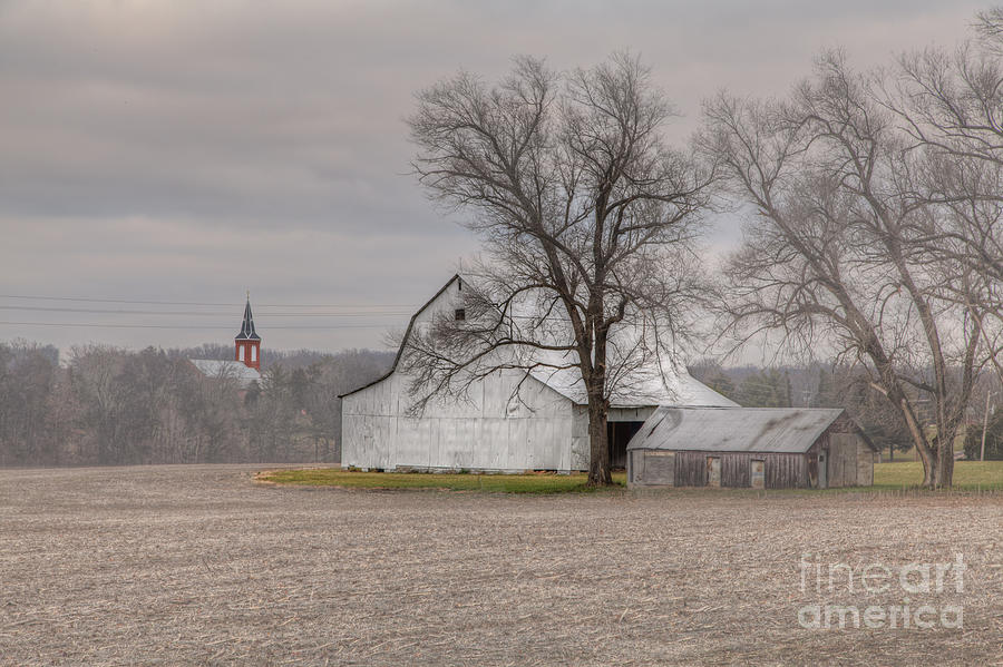 2014 Photograph - Barm By A Church by Larry Braun 2014 Photograph - Barm By A Church by Larry Braun