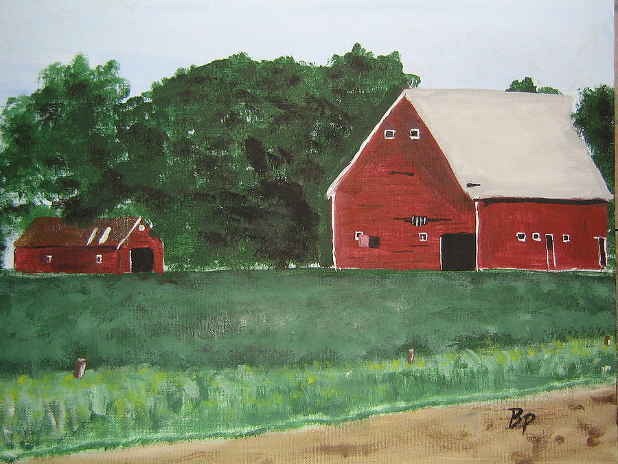 Barn #1 Painting by Brian Peterson - Fine Art America
