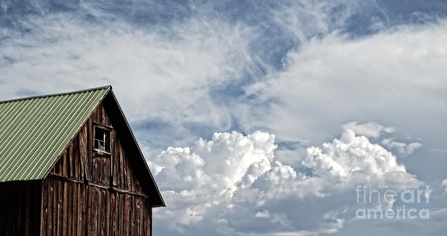 Barn and Clouds Photograph by Joseph J Stevens