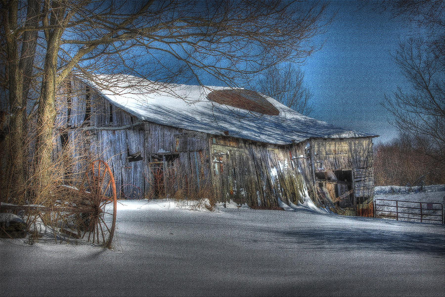 Barn And Snow Photograph By Tammy Sullivan - Fine Art America