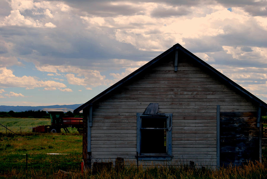 Barn Photograph - Barn and Tractor by Matt Quest