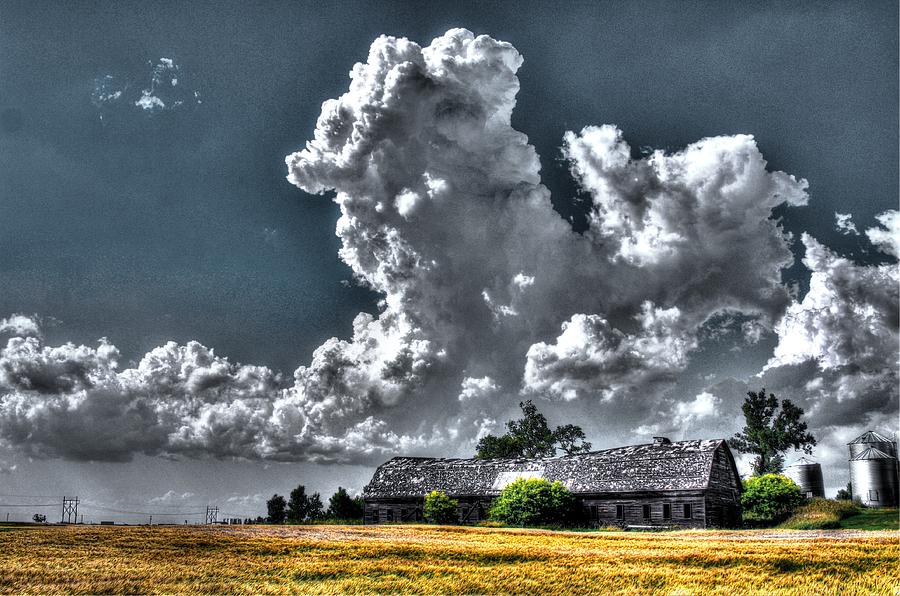 Barn cloud Photograph by David Matthews