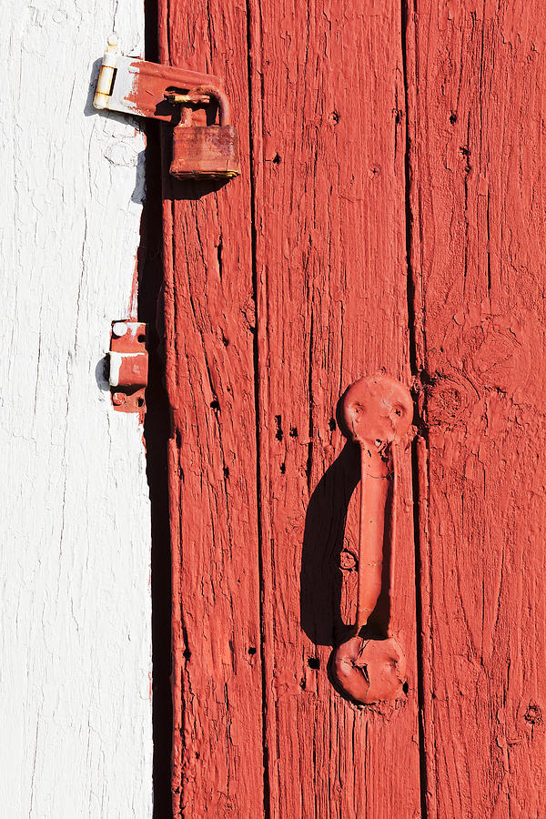 Barn Door Close-up Photograph by Alan L Graham