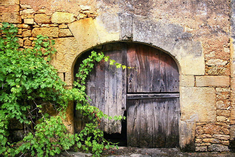 Barn Door in France Photograph by Georgia Clare