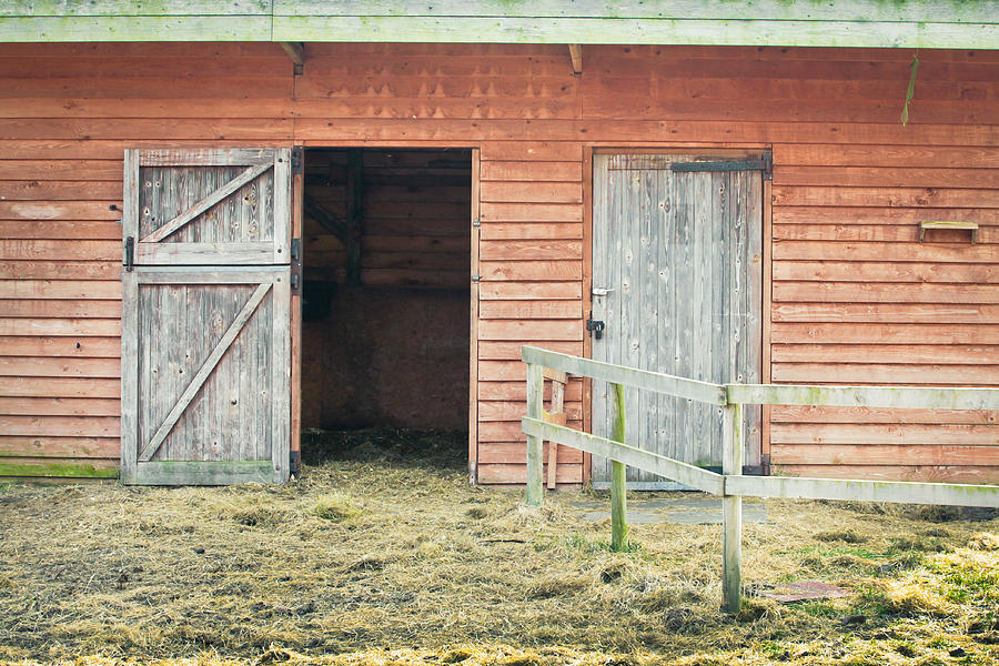 Architecture Photograph - Barn Door by Tom Gowanlock