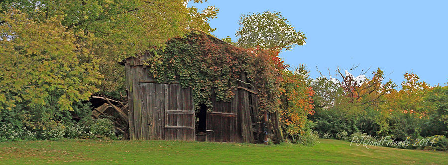 Barn in Autumn Photograph by PJQandFriends Photography