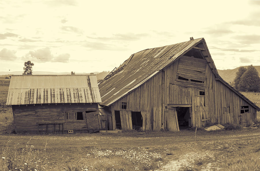 Architecture Photograph - Barn in Clatskanie Oregon 5 by Cathy Anderson