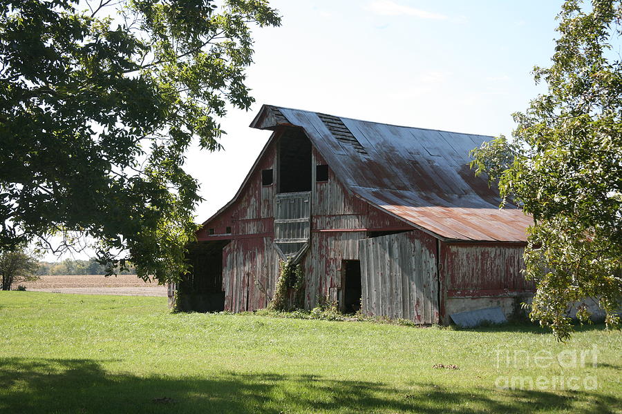 Barn in Missouri Photograph by Kathryn Cornett