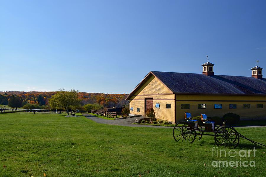 Barn in the Fall Photograph by Tammie Miller