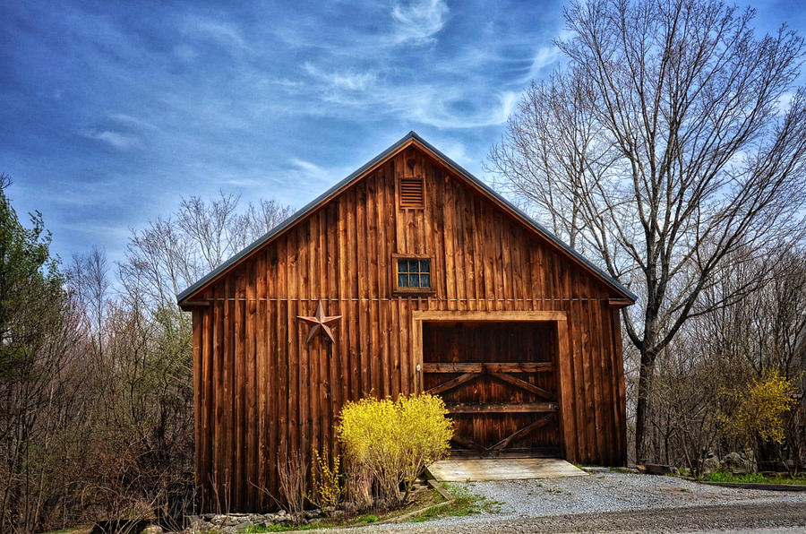 Barn in Warner Photograph by Tricia Marchlik