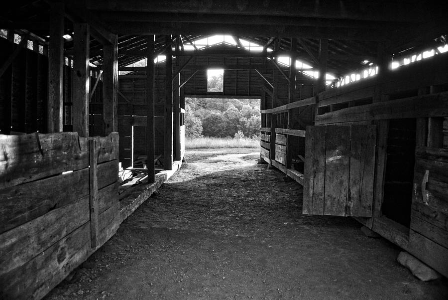 Barn Interior Photograph by George Taylor