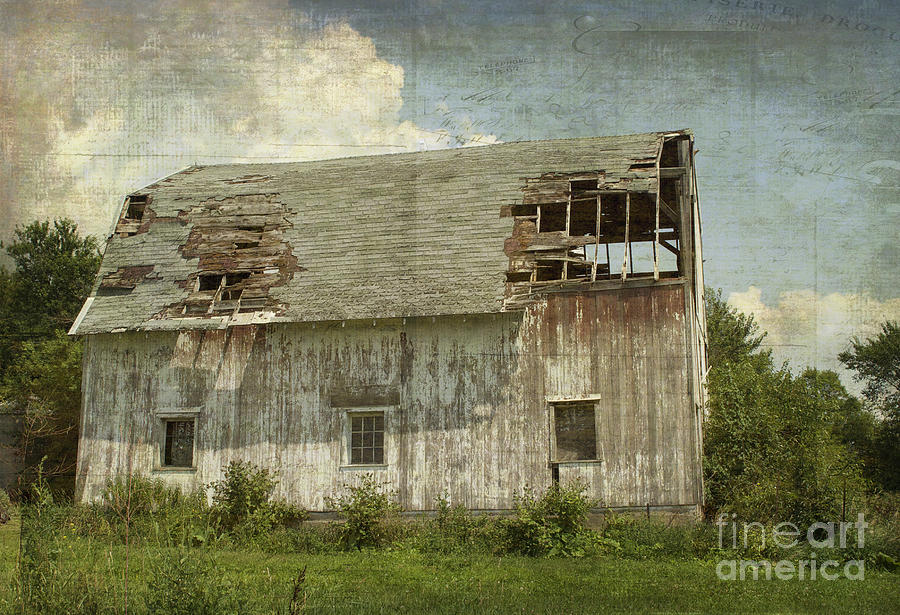 Barn - Lonely and Abandoned - Luther Fine Art Photograph by Luther Fine Art