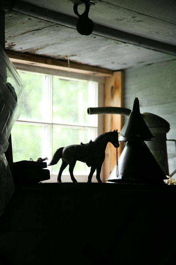 Horse Photograph - Barn by Marigan OMalley-Posada