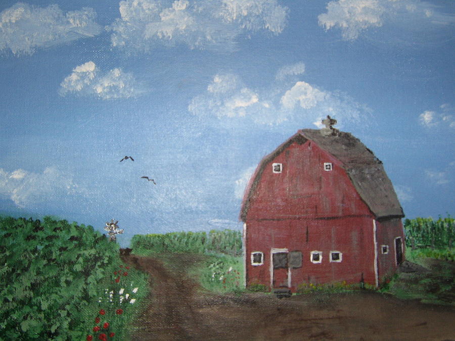 Barn No.7 Painting by Brian Peterson - Fine Art America