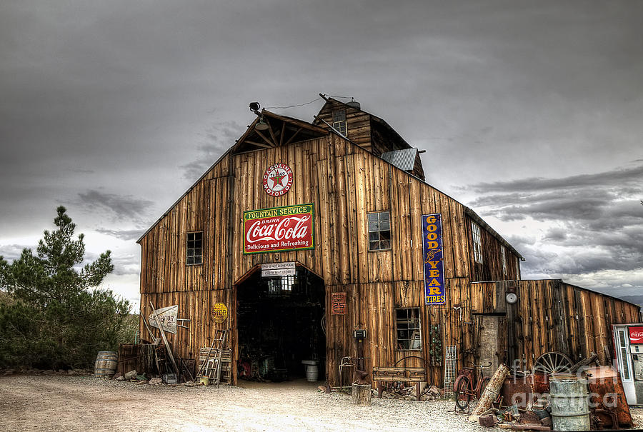 Barn of Antiques Photograph by Eddie Yerkish