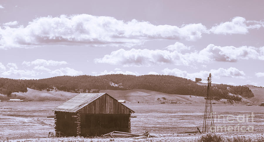 Barn on the Prairie Photograph by Tim Mulina