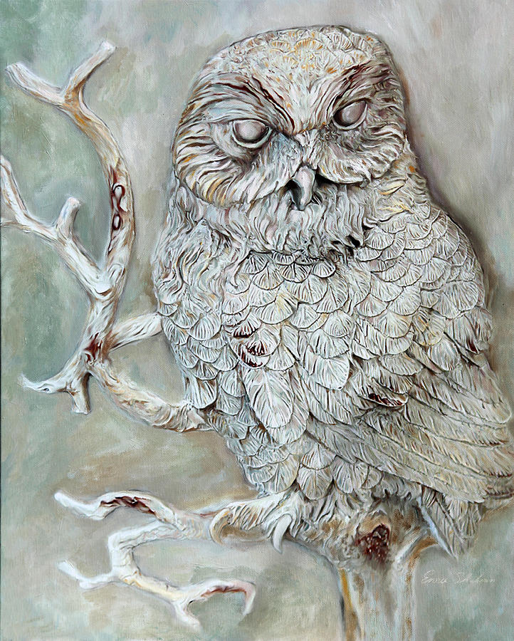 Barn Owl Painting by Portraits By NC