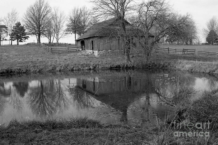 Barn Reflection Photograph by Crystal Nederman