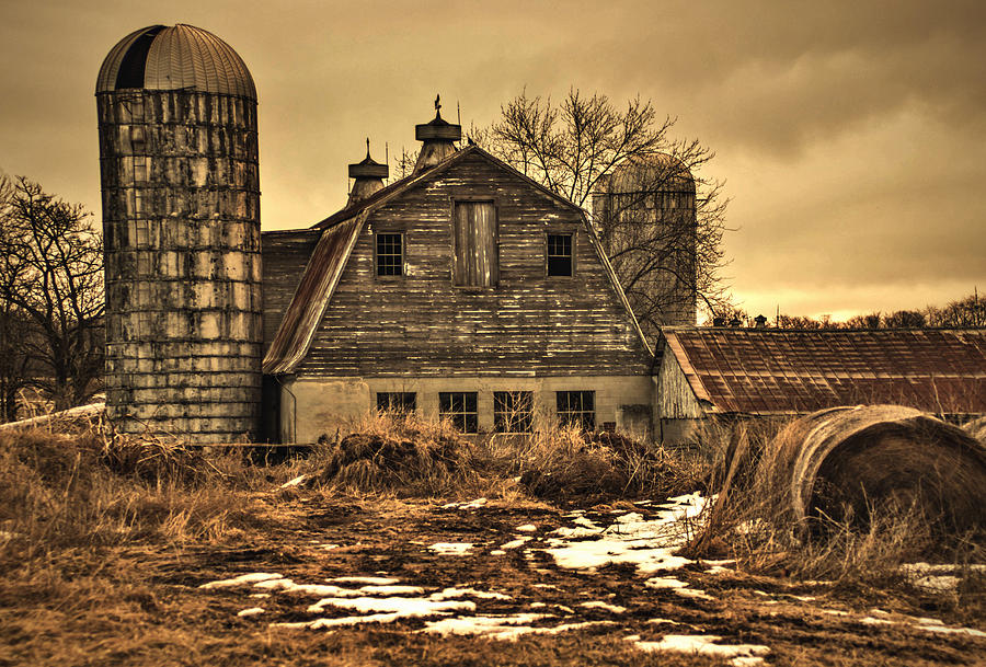 Winter on the Farm Photograph by Bob Geary