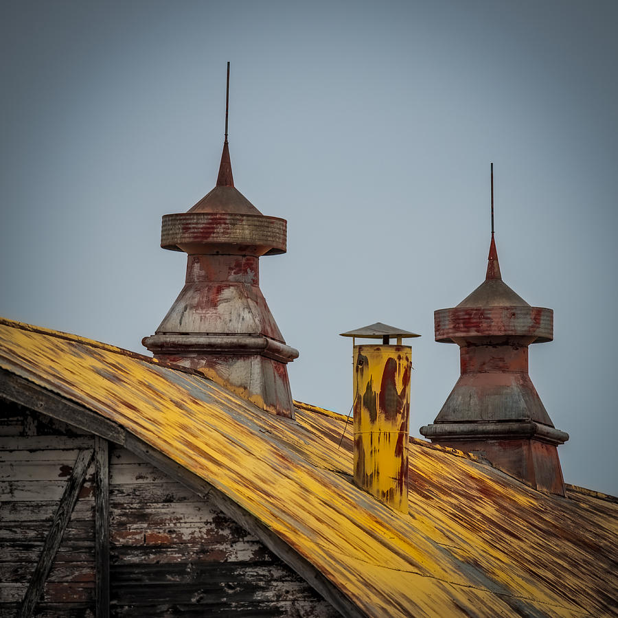 Barn Roof in Color Photograph by Paul Freidlund