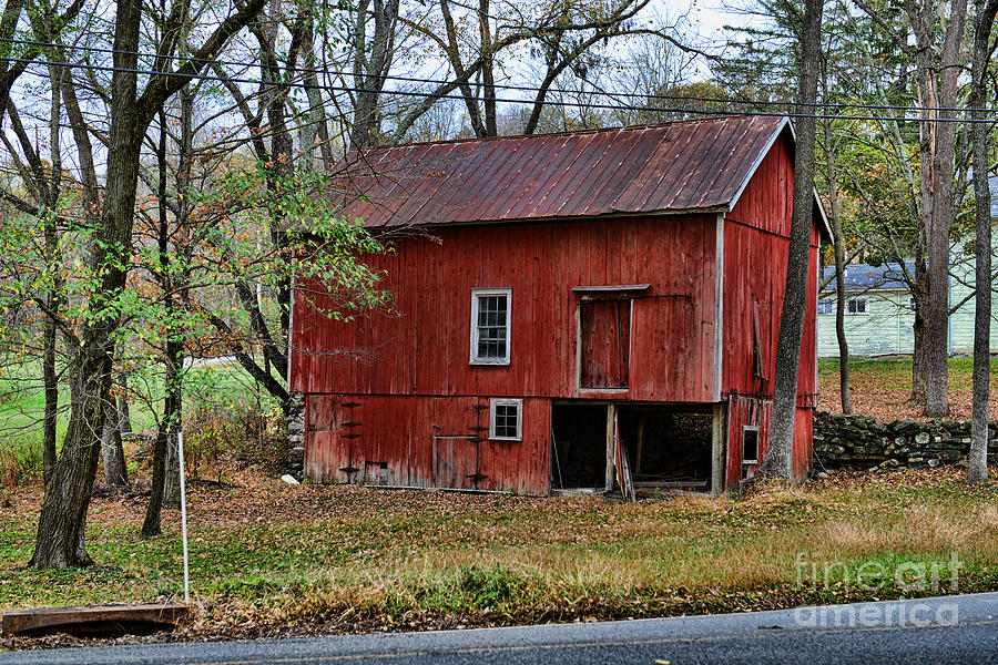 Fall Photograph - Barn - Seen Better Days by Paul Ward