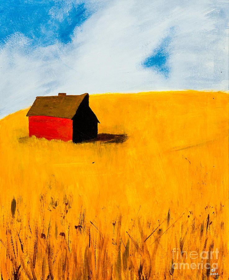 Barn Painting by Stefanie Forck