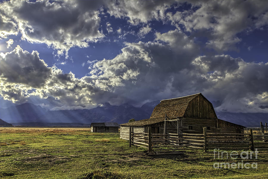 Barn with a View Photograph by Gary Holmes