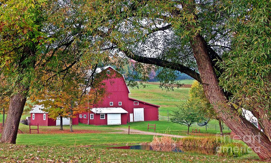 Fall Photograph - Barn with Class by Christian Mattison