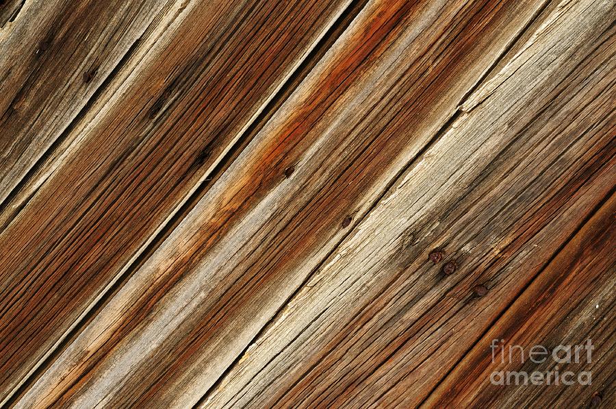 Barn Wood Detail Photograph by Vivian Christopher