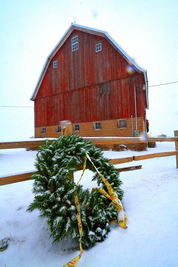 Barn Wreath Photograph by Coby Cooper